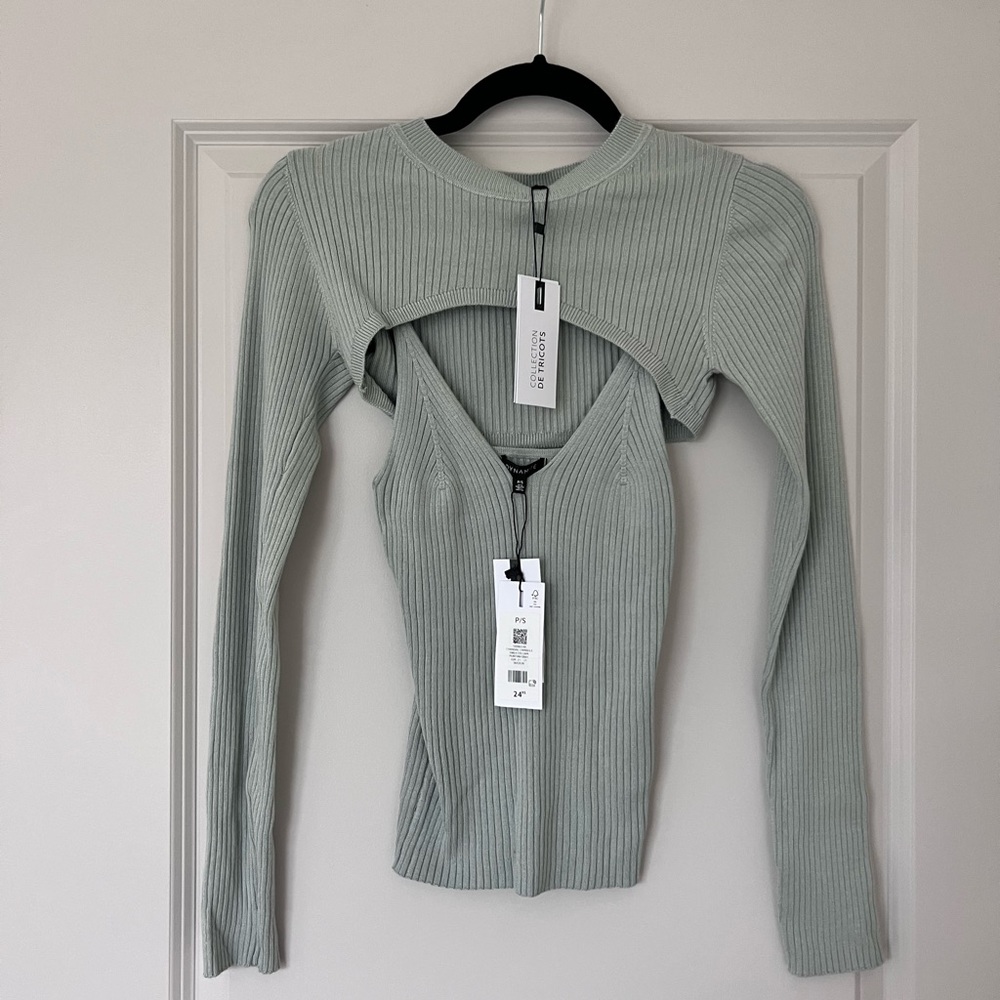 Shrug and sweat cami set